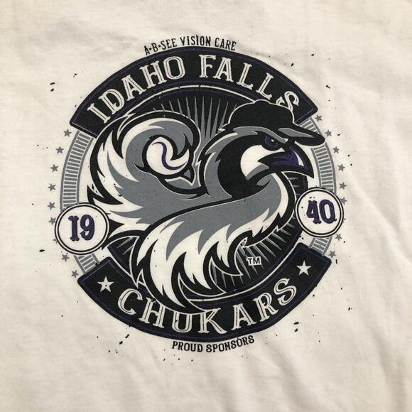 White Idaho Falls Chukars Graphic Tee - Picture 3 of 4
